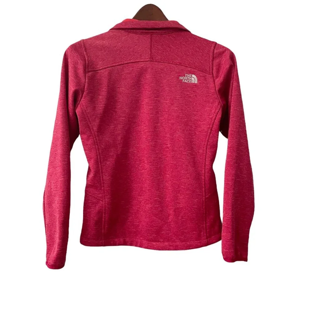 The North Face Red Full Zip Lightweight Jacket Women's Size XS Zippered Pockets